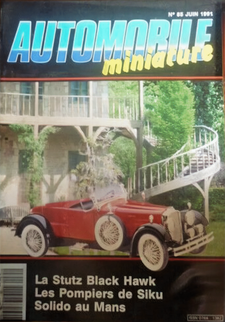 Portada de la revista Automobile Miniature - Nro. 85 - Junio - 1991 - Francia