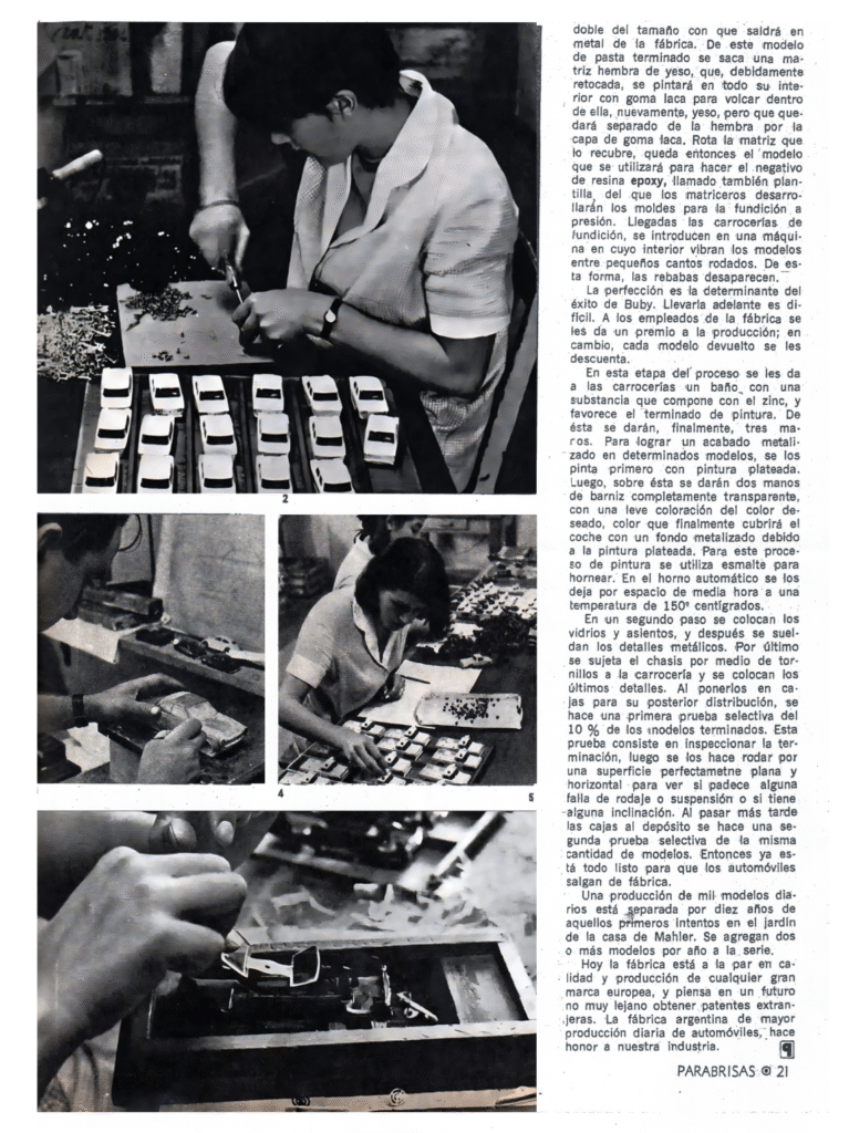 Facsimil de la página 21 de la revista Parabrisas - Nro. 80 - Agosto - 1967 - Argentina